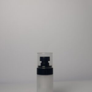 Imported Frosted Bottle With Black Pump – 30ML