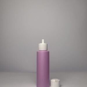 Turret Cap White With – 100ML Colored Bottle